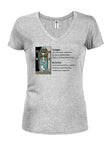 High Priestess Tarot Card Meaning Juniors V Neck T-Shirt