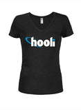 Hooli Logo Juniors V Neck T-Shirt