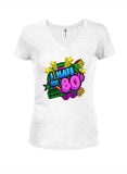 I Hate The 80's Juniors V Neck T-Shirt