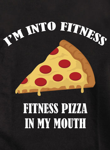 Me gusta la pizza fitness Camiseta para niños 