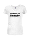I am the man from Nantucket Juniors V Neck T-Shirt