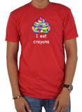 T-shirt Je mange des crayons