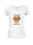 It’s not the 4th of July until my wiener comes out Juniors V Neck T-Shirt