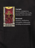 Justice Tarot Card Meaning T-Shirt