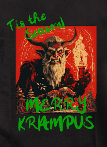 Krampus Tis the Season Kids T-Shirt