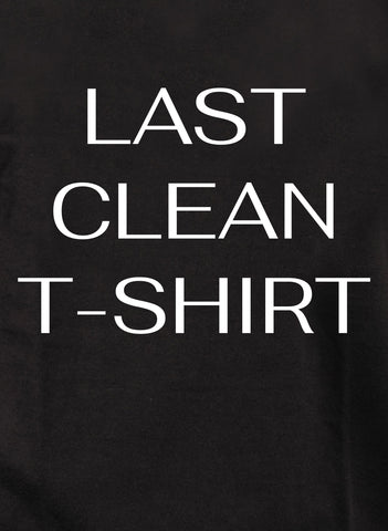 T-shirt du dernier nettoyage T-shirt enfant 