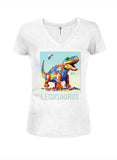 Legosaurus Juniors V Neck T-Shirt