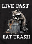 Live Fast Eat Trash Kids T-Shirt