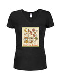 Livin' the Dream Juniors V Neck T-Shirt