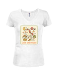 Livin' the Dream Juniors V Neck T-Shirt