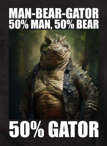 Man-Bear-Gator Kids T-Shirt