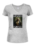 Man-Bear-Gator T-shirt à col en V pour juniors