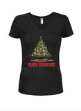 Merry Drunkmas! Juniors V Neck T-Shirt