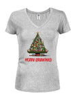 Merry Drunkmas! Juniors V Neck T-Shirt