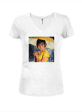 Morton Girl All Grown Up Juniors V Neck T-Shirt