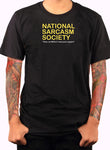 Camiseta de la Sociedad Nacional de Sarcasmo