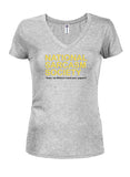 National Sarcasm Society Juniors V Neck T-Shirt