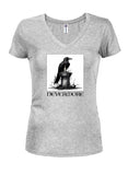 Nevermore Juniors V Neck T-Shirt