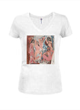 Pablo Picasso - Les Demoiselles d'Avignon Juniors V Neck T-Shirt