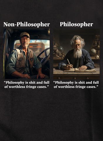 Philosopher vs Non-Philosopher T-Shirt
