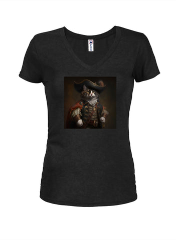Pirate Cat Juniors Camiseta con cuello en V