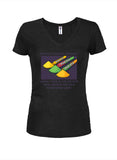 Pixie Sticks Juniors V Neck T-Shirt