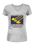 Pixie Sticks Juniors V Neck T-Shirt