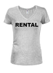 Rental Juniors V Neck T-Shirt