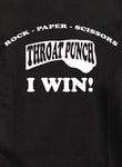 Camiseta Rock Paper Scissors Throat Punch
