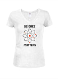 Science Matters - Camiseta con cuello en V para jóvenes