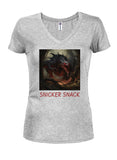 Snicker Snack Juniors V Neck T-Shirt