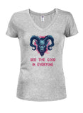 See the good in everyone Juniors V Neck T-Shirt