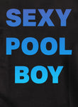 T-shirt sexy pour garçon de piscine