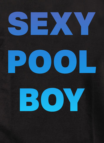 Chico sexy de la piscina Camiseta para niños 