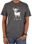 Smiling Deer Cartoon T-Shirt