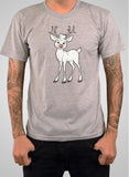 Smiling Deer Cartoon T-Shirt