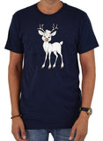 Smiling Deer Cartoon T-Shirt