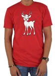 Smiling Deer Cartoon T-Shirt