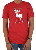 Smiling Deer Cartoon T-Shirt