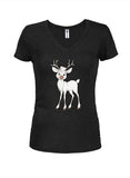 Smiling Deer Cartoon T-Shirt