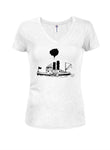 Steamboat Paddle Juniors V Neck T-Shirt