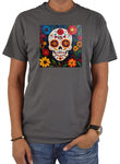 Sugar Skull Flowers T-Shirt