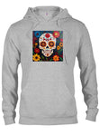 Sugar Skull Flowers T-Shirt