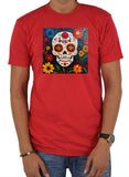 Sugar Skull Flowers T-Shirt