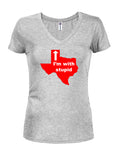 T-shirt Texas, je suis avec un stupide