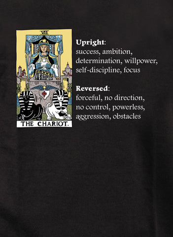The Chariot Tarot Card Significado Camiseta