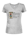 T-shirt Signification de la carte de tarot du pendu