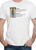 Camiseta con significado de la carta del tarot del hombre colgado