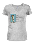 The Hermit Tarot Card Meaning Juniors V Neck T-Shirt