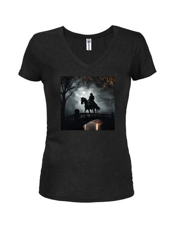 The Legend of Sleepy Hollow - Ichabod Crane Juniors V Neck T-Shirt